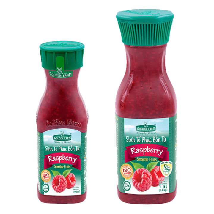 Sinh tố Phúc bồn tử Golden Farm 500ml/1 lít