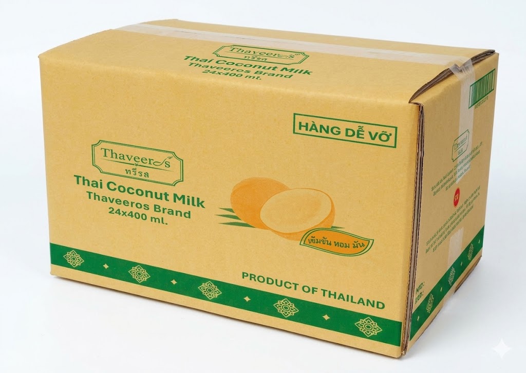 Nước cốt dừa Thái Thaveeros 400ml