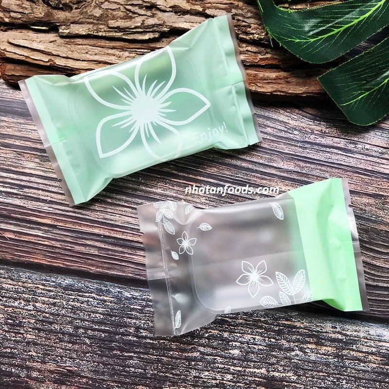 Túi bánh dứa Hoa đào 7x12cm