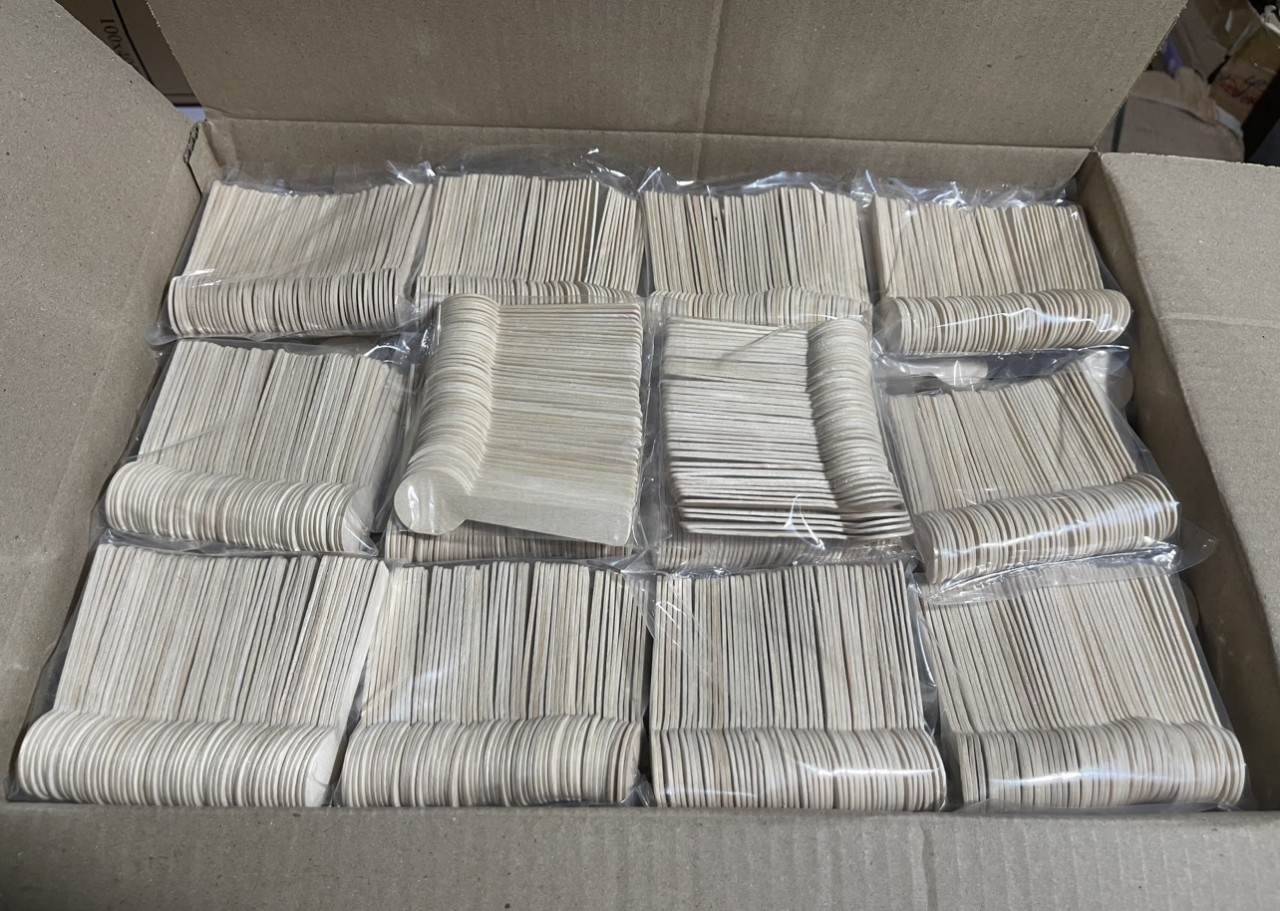 Muỗng gỗ dùng một lần 10cm