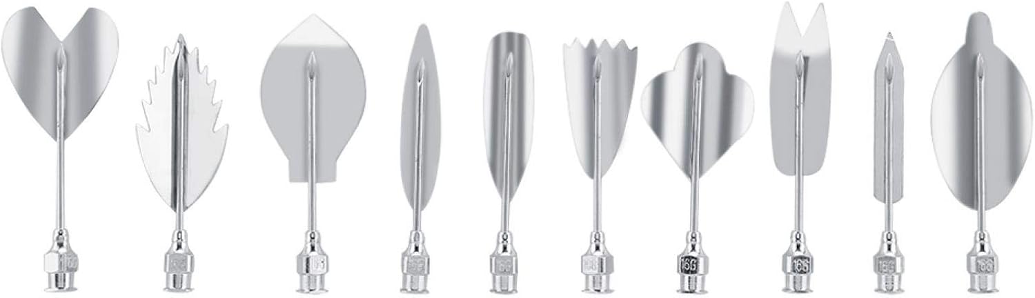 Set 10 kim làm thạch rau câu 3D (kèm ống bơm)