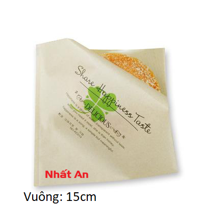 Túi giấy vuông 15cm 100 cái  (Có 2 màu)