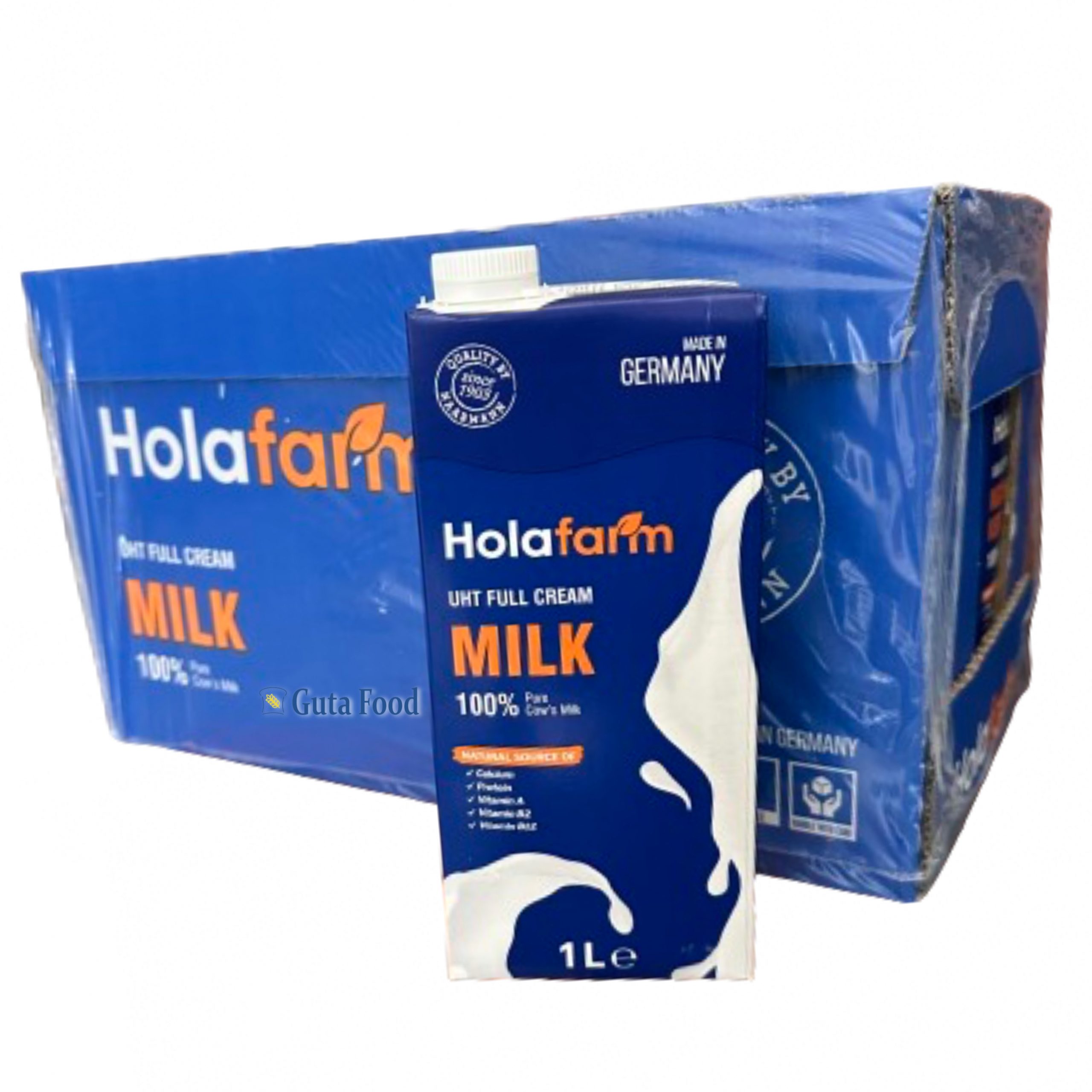 Sữa tươi tiệt trùng nguyên kem Holafarm 1 lít