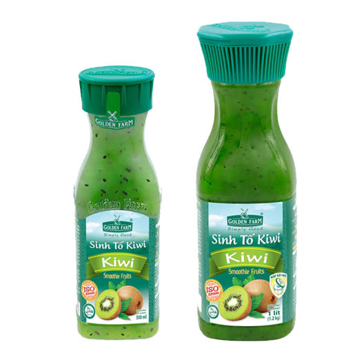 Sinh tố Kiwi Golden farm 500ml/1 lít