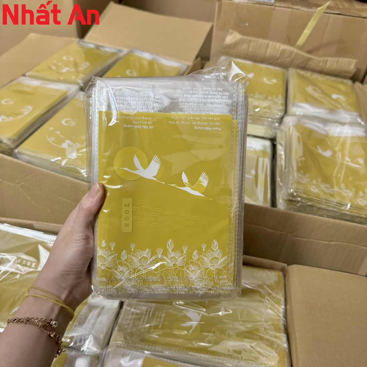 Túi Dán Trung Thu Sen Hạc 200gr