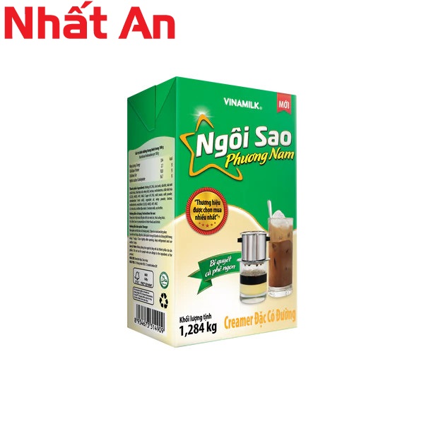 Sữa Đặc Ngôi Sao Phương Nam Xanh Lá 1284gr