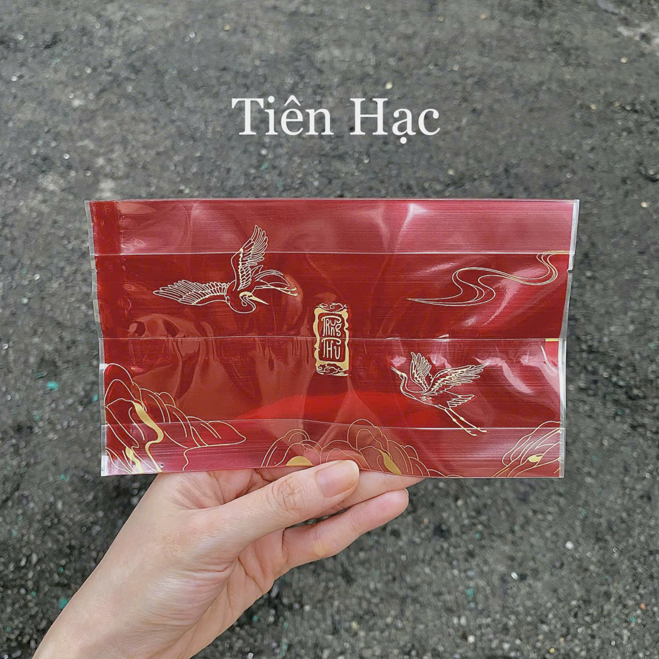 Túi hàn trung thu tiên hạc 250gr - 300gr 100 túi