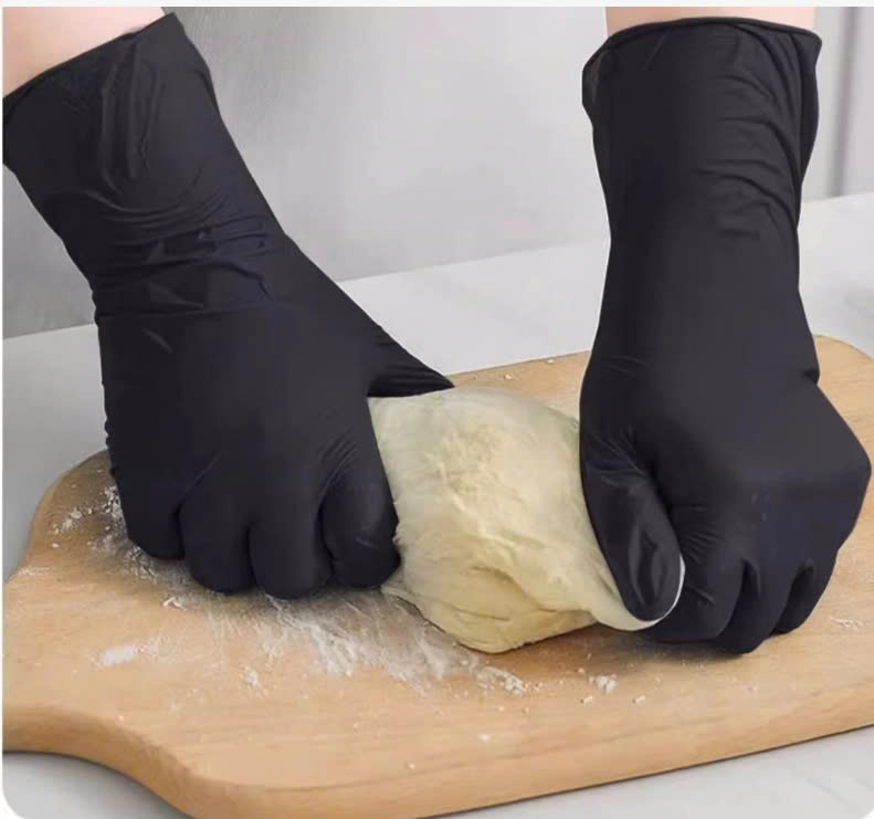 Bao Tay Đen Dùng 1 Lần Hộp 100 chiếc