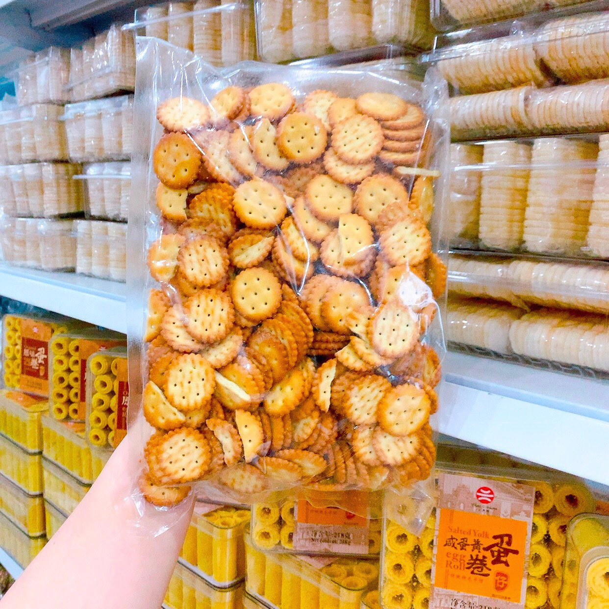 Bánh quy mặn gói 500gr
