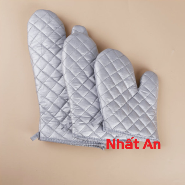 Bao tay lò nướng bạc/ Găng tay cách nhiệt (Có 3 size) - 1 cặp