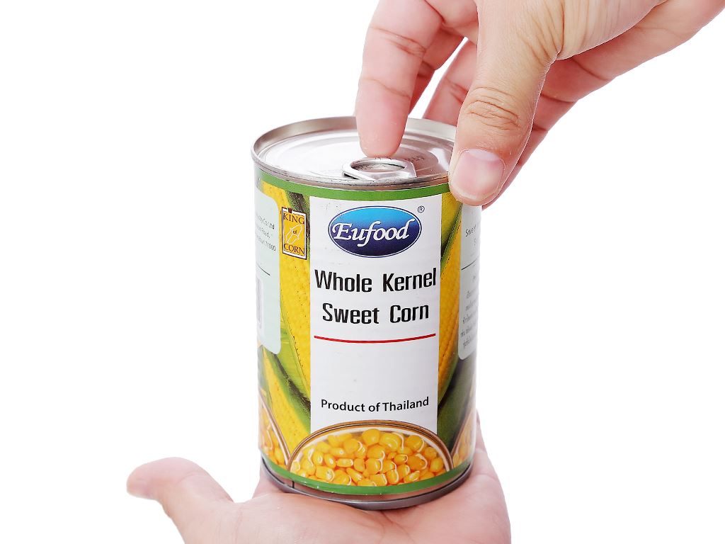 Bắp hạt đóng lon Eufood 410gr / Whole kernel sweet corn
