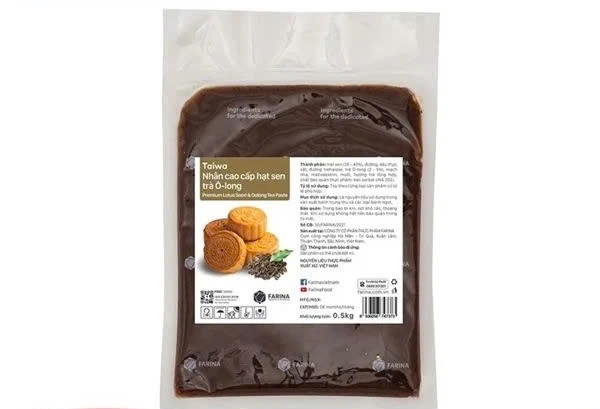 Nhân trung thu hạt sen trà Ô Long cao cấp Taiwa Farina 500gr