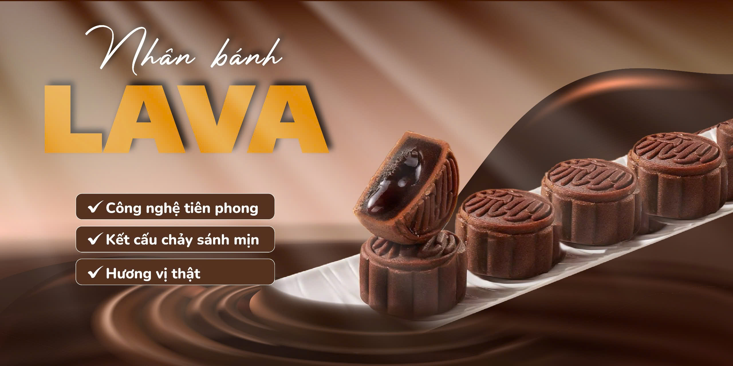 Nhân socola chảy Lava Farina 500gr