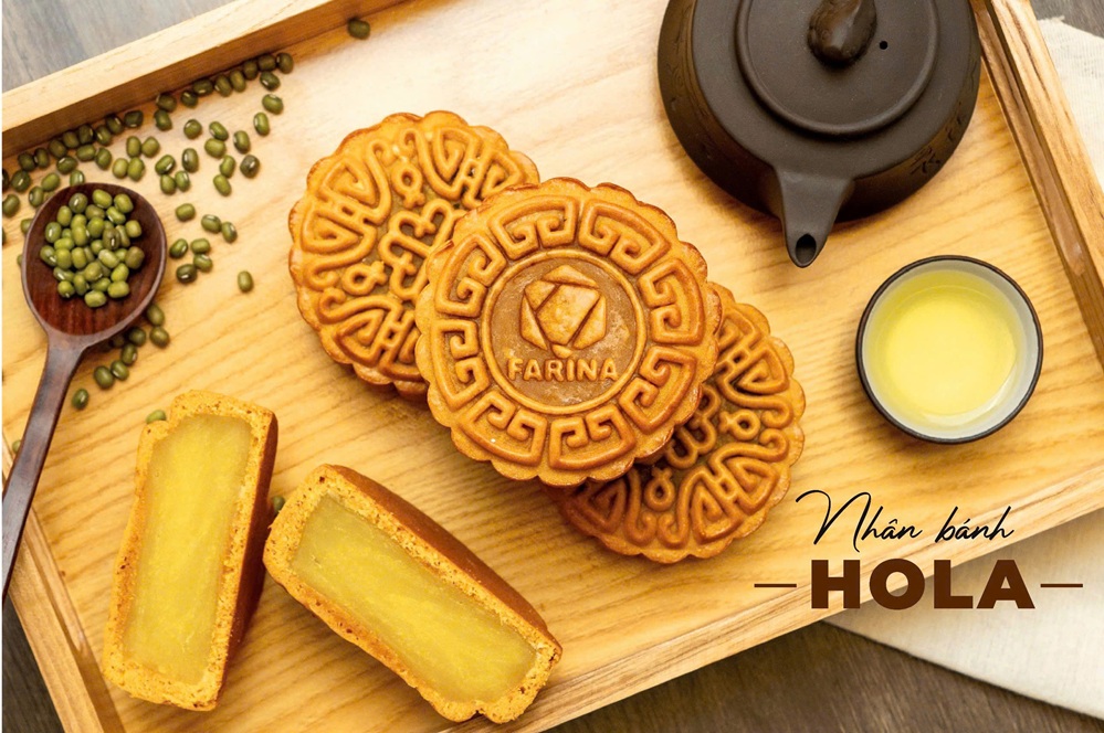Nhân trung thu đậu xanh HOLA FARINA 1kg