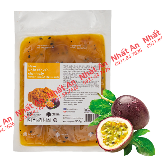 Nhân trung thu Chanh dây cao cấp Heka Farina 500gr