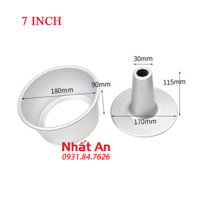 Khuôn chiffon đáy rời / Chinfon - có nhiều size