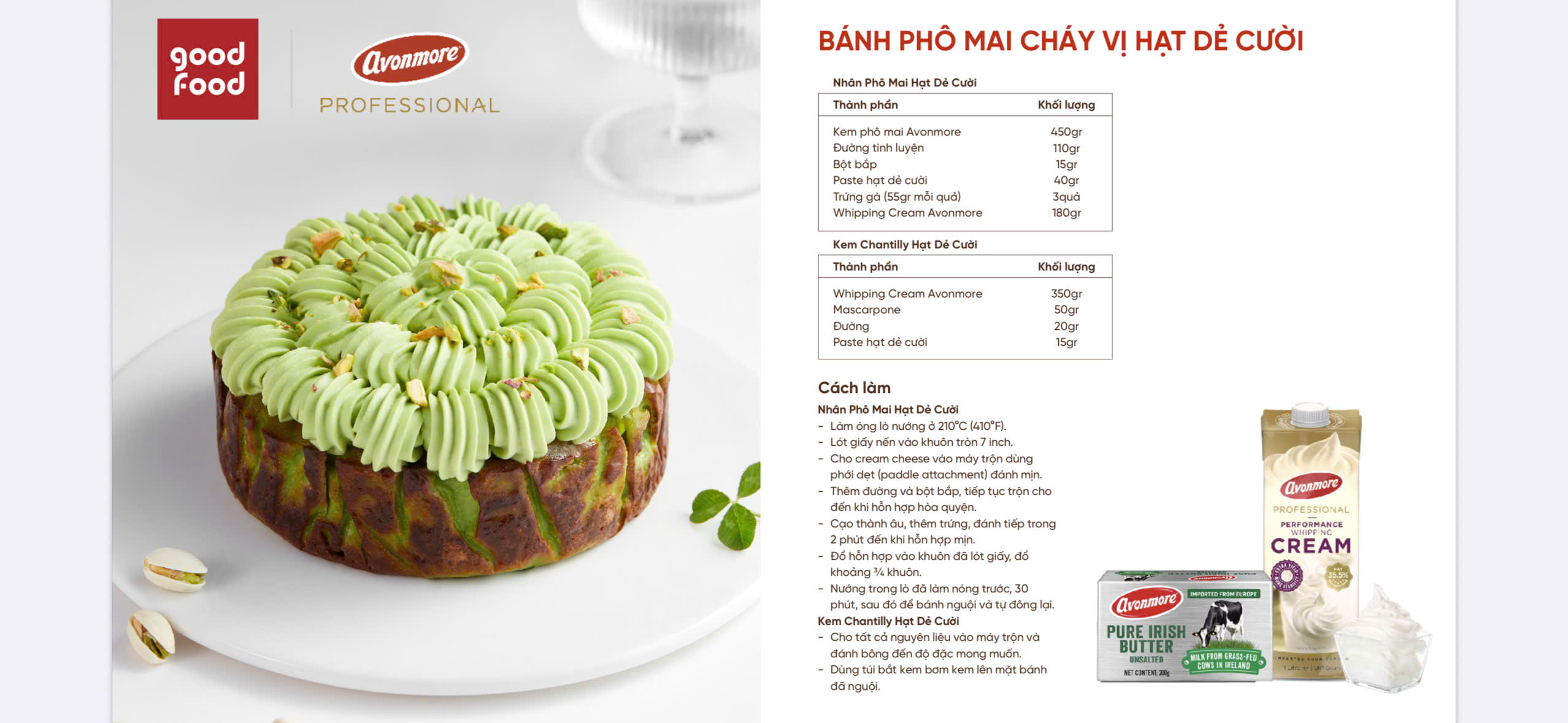 Whipping cream Avonmore / Kem sữa tươi 1 Lít