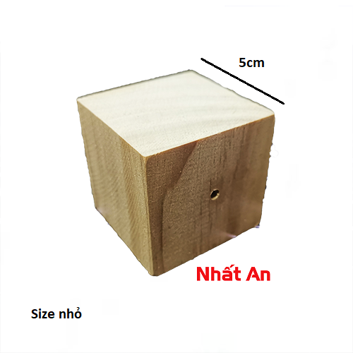Cục gỗ bắt bông kem (Có 2 size)