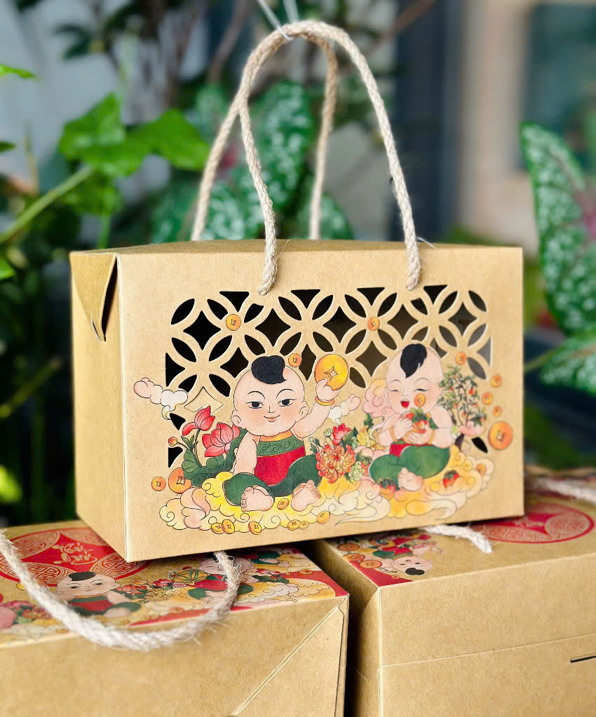 Hộp Tết Đông Hồ size S