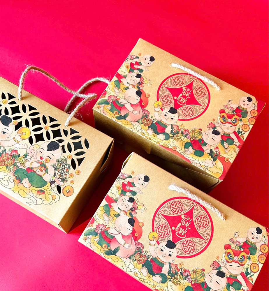 Hộp Tết Đông Hồ size S