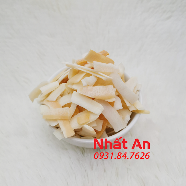 Dừa sấy giòn Quê Hương 300gr/ Crispy roasted coconut chips