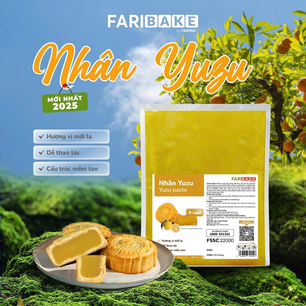 Nhân Trung Thu Yuzu Faribake Farina 1kg