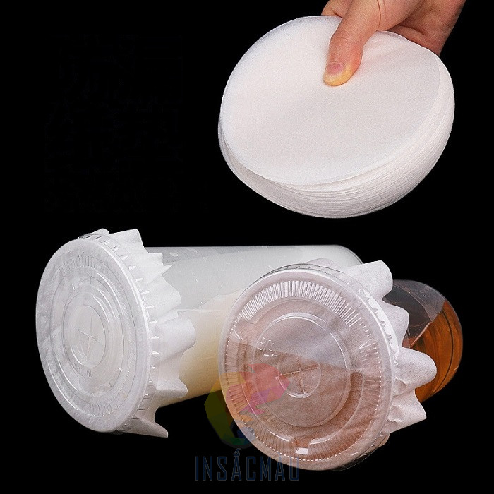 Giấy lót chống tràn ly 500 tờ 13cm