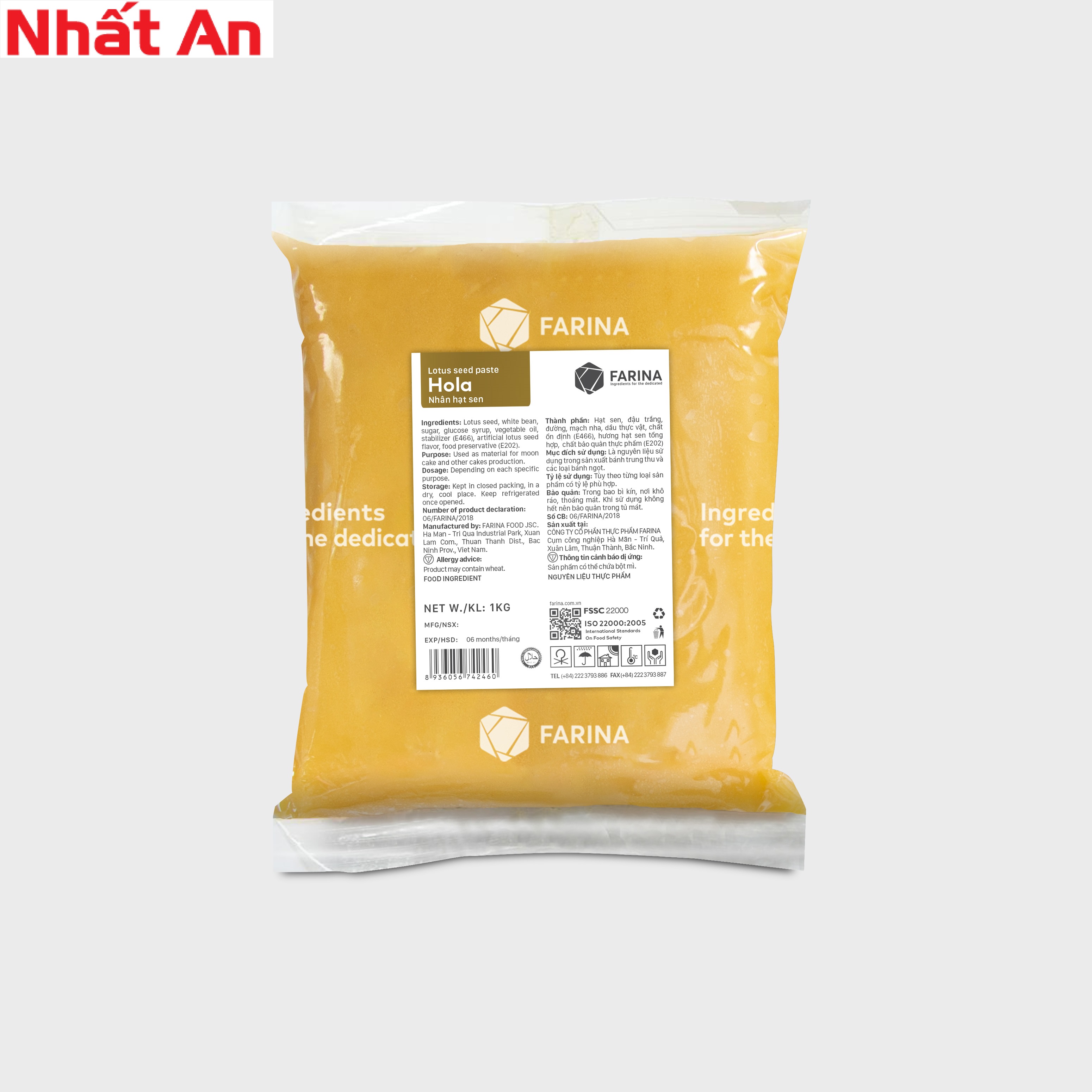 Nhân Trung Thu Hạt Sen Hola 1kg