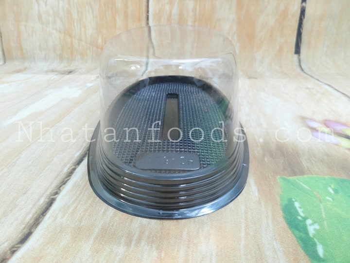 Khay bánh bông lan oval đế đen BL01 (1 cái/ 50 cái/ 100 cái)