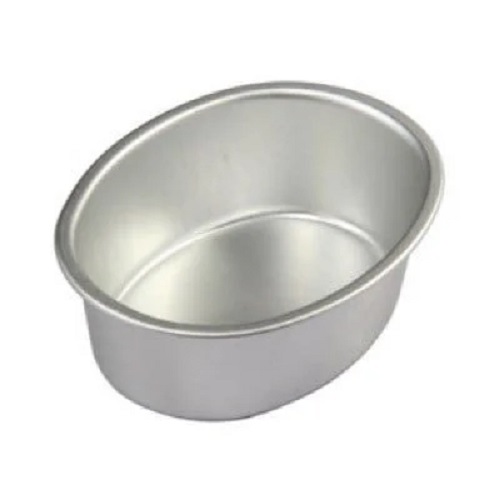 Khuôn nhôm oval D03 (Dài: 10cm x Rộng: 7.5cm x Cao: 3.5cm)