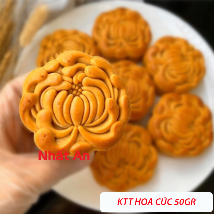 Khuôn trung thu hoa cúc (có 2 size)