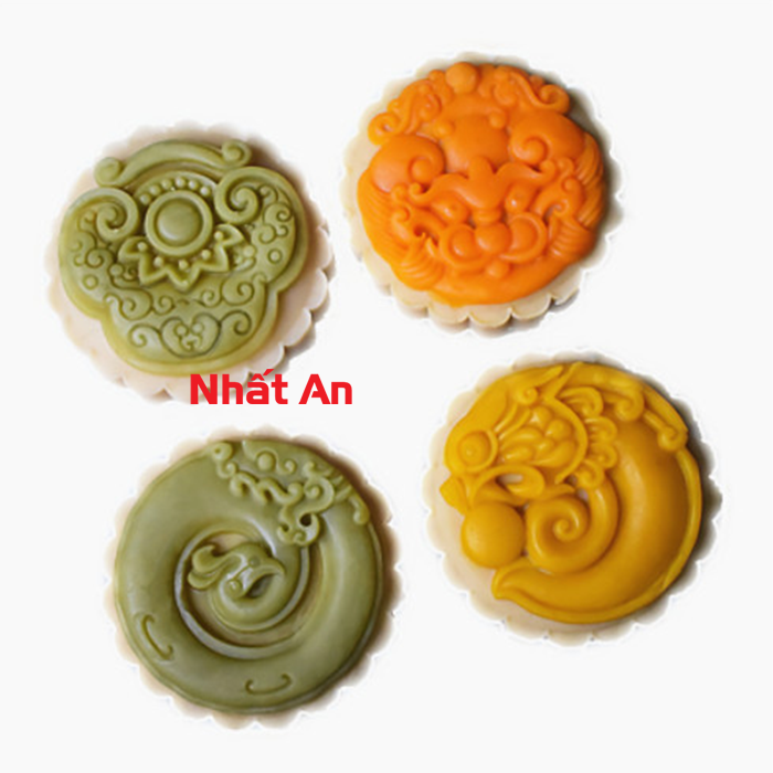 Khuôn trung thu họa tiết ngọc rồng 150 - 180gr