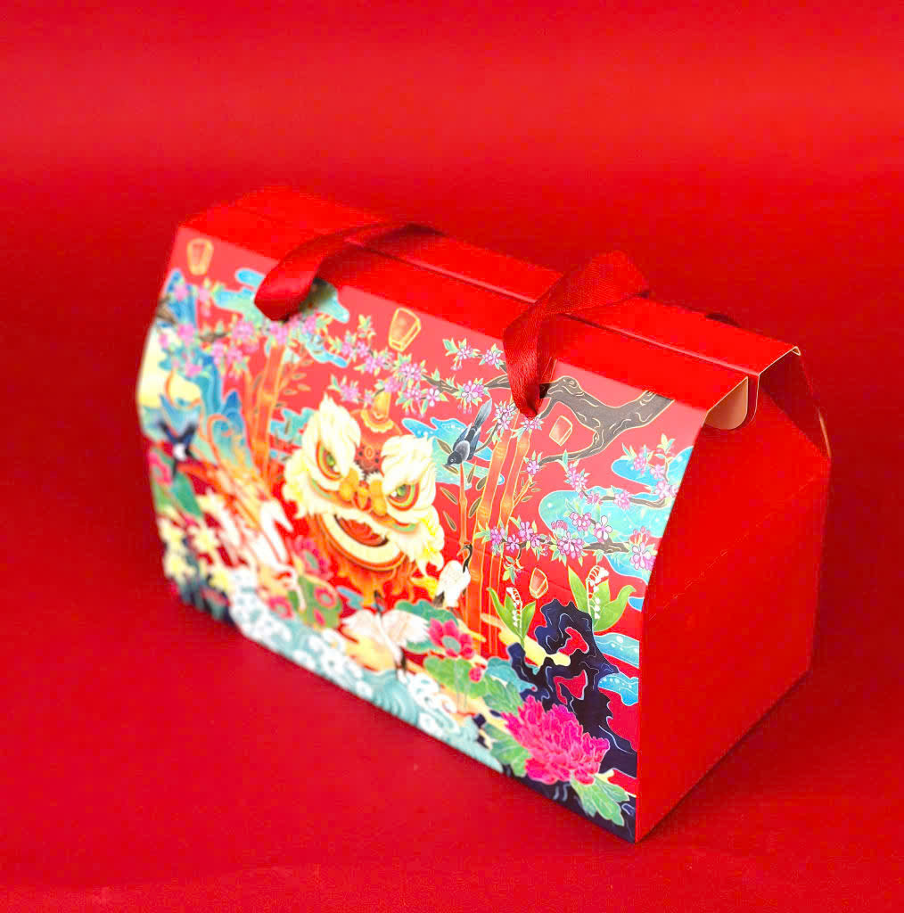 Hộp Tết Nghênh Xuân Kẹo Mứt - Trung