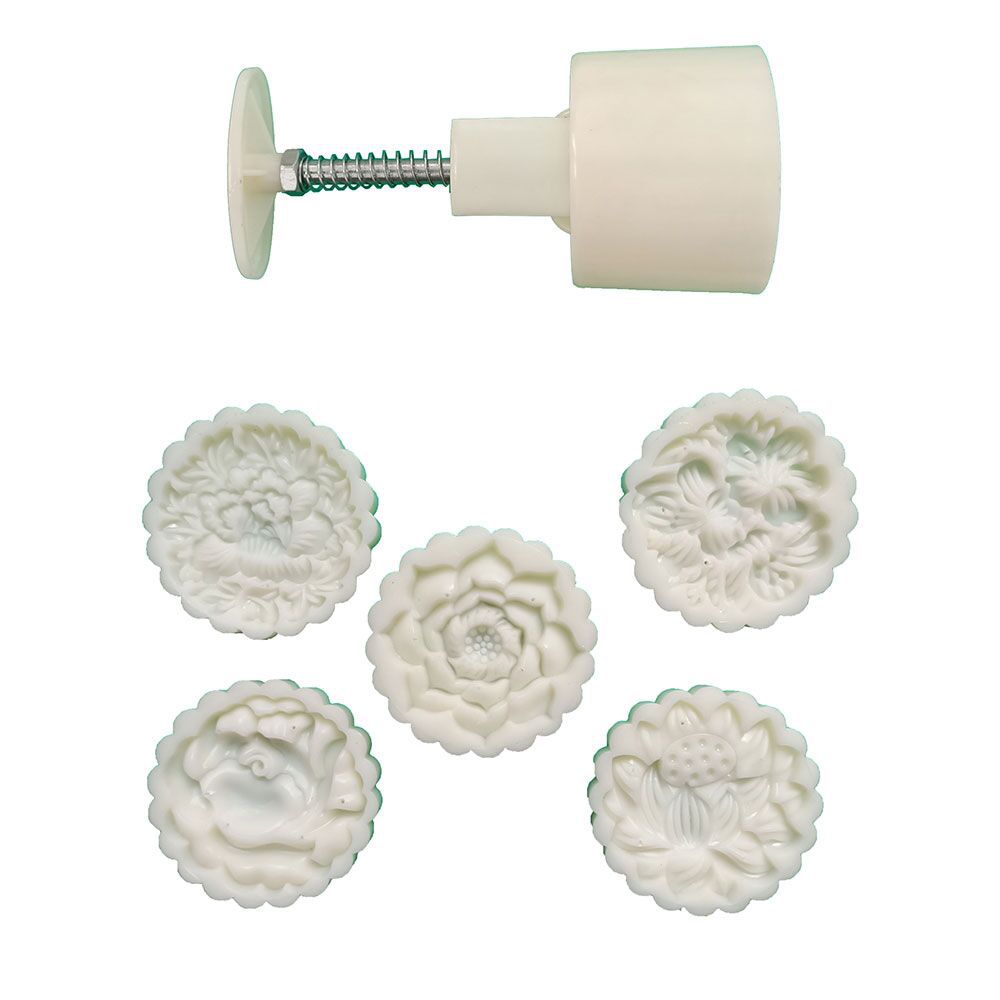 Khuôn Trung Thu 5 Mặt Hoa Nở 100gr