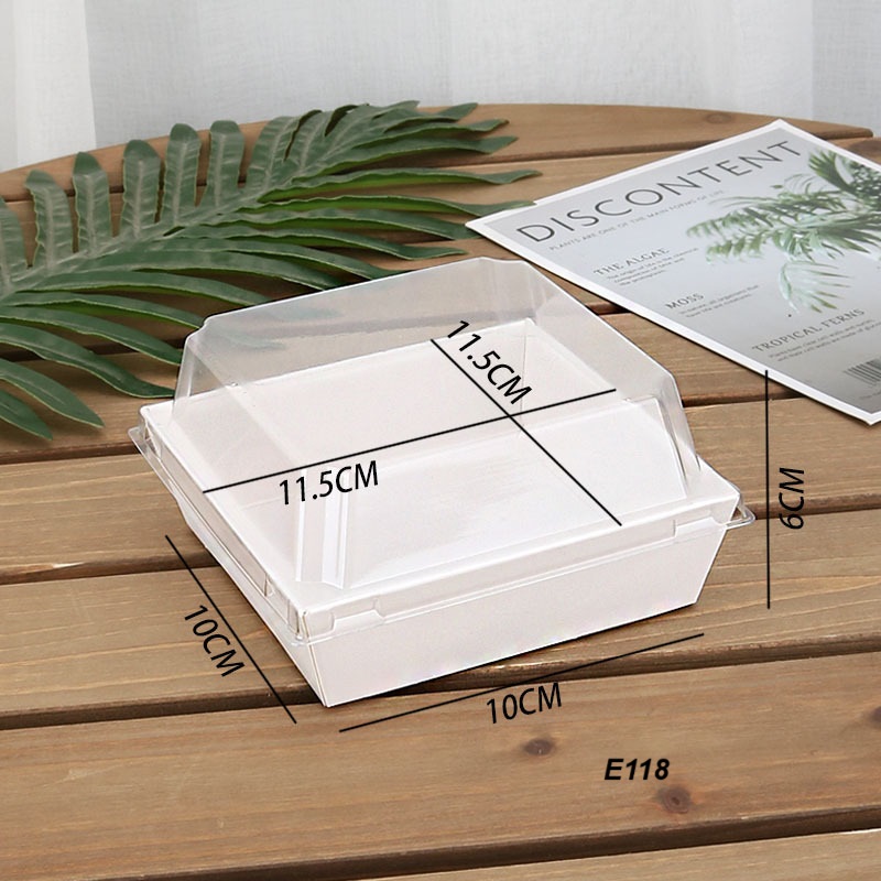 Hộp giấy vuông nắp trong E118
