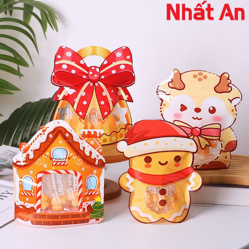 Túi zip Noel Chuông Giáng Sinh