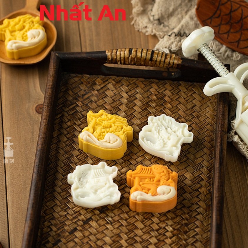 Khuôn Trung Thu Rồng Cá 75gr