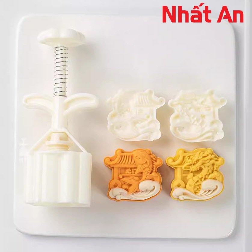 Khuôn Trung Thu Rồng Cá 75gr