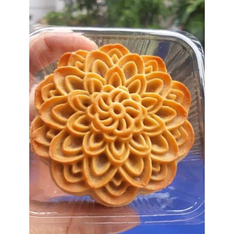 Khuôn trung thu 2 mặt sen tháp 150gr