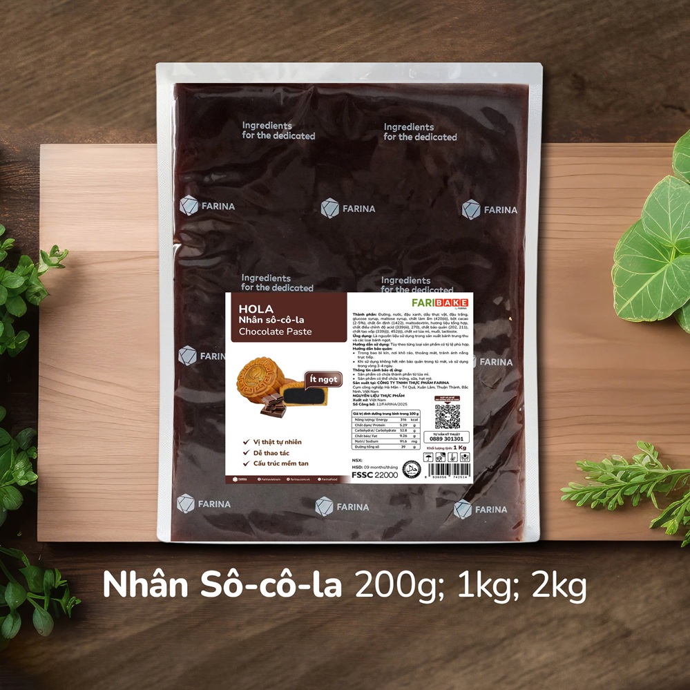 Nhân Trung Thu Hương Vị Socola Hola 1kg