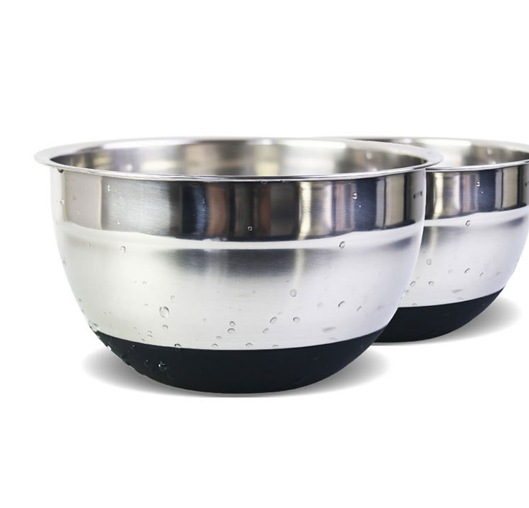 Tô trộn inox đế cao su (Có 5 size)