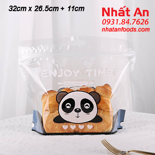 Túi zip nhựa trong đựng bánh mì (Có nhiều mẫu)