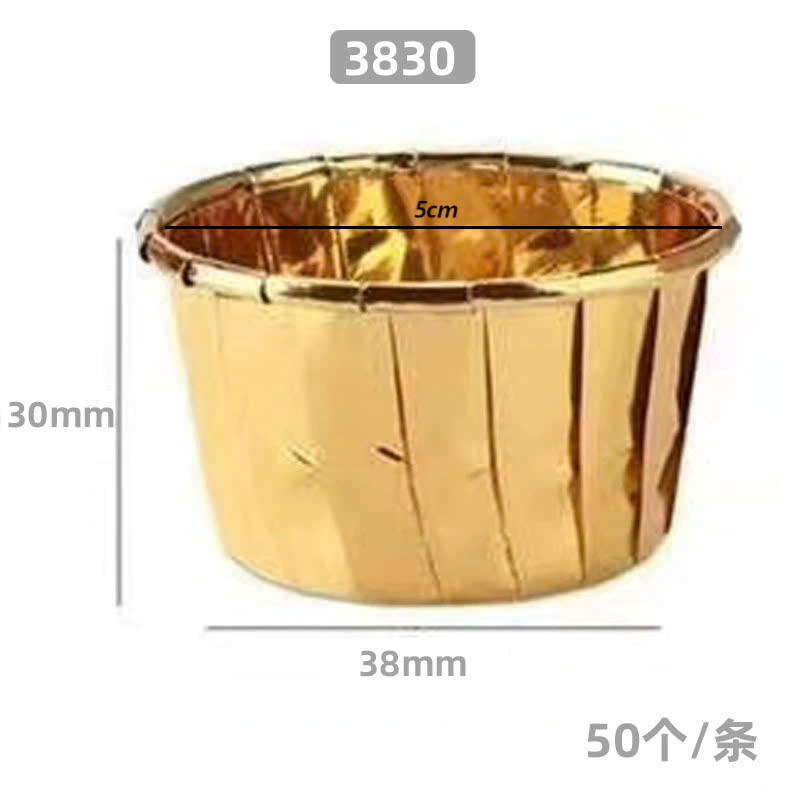 Chén giấy / cup giấy xếp li size nhỏ 50 cái, có 3 màu