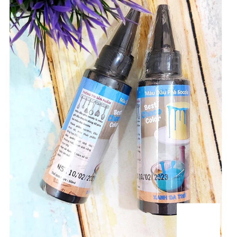 Màu dầu pha socola Xanh Da Trời 50ml