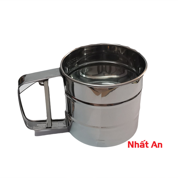 Rây bột inox  rộng 10cm x cao 9.3cm