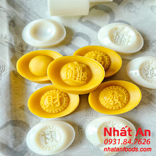 Khuôn trung thu 5 mặt Thỏi Vàng 50gr