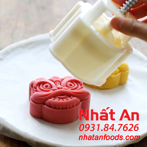 Khuôn trung thu 1 mặt Lân 50gr