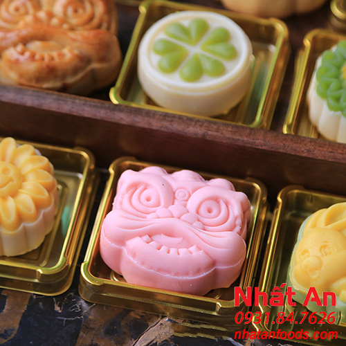 Khuôn trung thu 1 mặt Lân 50gr