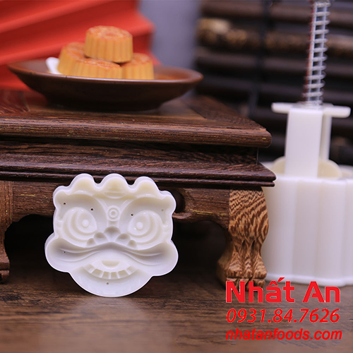 Khuôn trung thu 1 mặt Lân 50gr