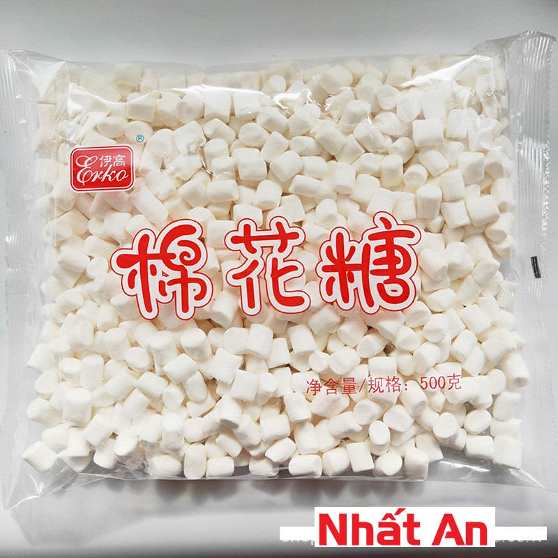 Kẹo dẻo Marshmallow Erko viên nhỏ 500gr